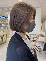 パーク(PAAQ) 【 Yuki 】ブローだけでおさまるボブ/カーキブラウン