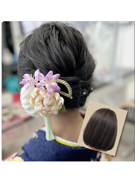 フレンズ 平岡店(friend's) 【札幌平岡　ヘアセット(ボブ)】　藤谷依奈