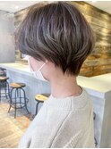 タイト大人ショート_カーキグレージュマッシュショート_ba317721