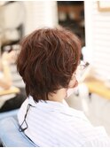 【赤羽リビーチ】くせ毛を活かしたショートウルフヘア◇