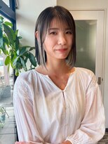 アンドファインヘアービューティー(AND FINE hair beauty)&nbsp;ホワイトベージュ×インナーカラー