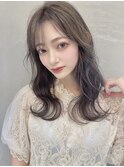 くすみ感◎ブリーチ無しくすみ系カラーのミスティーグレージュ☆