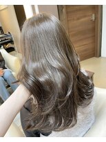 ヘアメイク アリープ(HAIR MAKE ALEAP) カーキブラウン