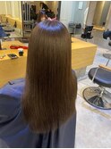 髪質改善＊ロングレイヤーグレーベージュ＊美髪【Zina船橋】
