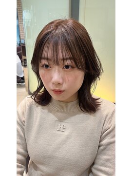 アメリ バイ アピッシュ(Amelie by apish) くびれパーマ/韓国風パーマ/ミディアムパーマ