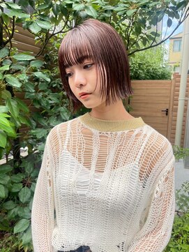アンバー 池袋(amber) 切りっぱなしボブ/髪質改善/レイヤーカット[池袋駅]