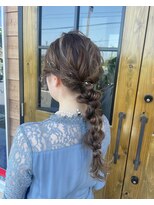 ライフイズ 磐田本店(Life is...)&nbsp;編みおろしヘア