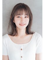 レニーバイエース(LANY by ACE)&nbsp;LANY横浜　外ハネ×グレージュ