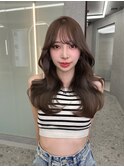 【柿本真優】グレージュカラー/透明感カラー/レイヤーカット