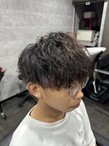ミオ(Mio)&nbsp;滋賀/南草津/メンズ美容室/波巻きツイストスパイラルパーマ