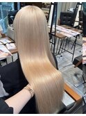 冬に染めたくなるミルクティーカラー