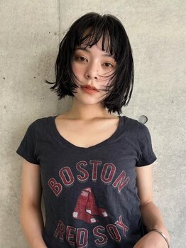 ライン(LINE)の写真/【横浜駅5分】1本1本にこだわったカットで動きのあるスタイルに◇どこから見ても美しいシルエットに感動！