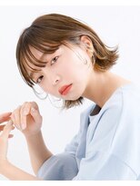 タヤ イオン新百合ヶ丘店(TAYA) 大人可愛い20代30代切りっぱなし外ハネナチュラルボブ
