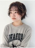 ショートくびれヘア顔周りレイヤーデジタルパーマ_ba539681