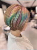 気分や季節に合わせて着せ替えインナーカラー 脱白髪染め