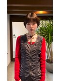 シンプルなマッシュショート