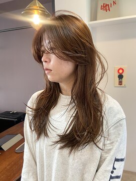 パープル(PURPLE) ロングレイヤー/レイヤーカット/ロングヘア