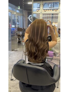 スワン アサヒカワ(SWAN ASAHIKAWA) 旭川美容室【エクステハイライト】赤みじゃない柔らかブラウン