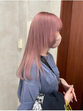 ニコ トウキョウ 渋谷(nico TOKYO) ピンクカラー/レイヤーカット/ケアブリーチ/透明感カラー