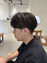 ビューバイネオリーブ 用賀店(Beau'r by neolive)&nbsp;ダークアッシュニュアンスパーマ韓国マッシュ《用賀》