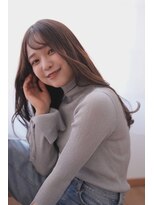 ソワン ドゥ ブレス 立花店(soin de brace) デジタルパーマ×チョコレートブラウン×大人可愛い/小顔