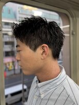 ニコ トウキョウ ロジック(nico TOKYO Logic)&nbsp;刈り上げアップバングスパイキーショートパーマスパイラルパーマ