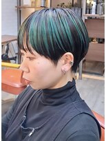 ヘアーサロン カヴィエ(hair salon covie) アンブレラカラー ベリーショート デザインカラー