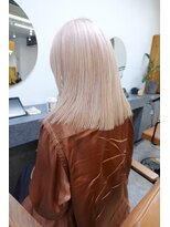 ネルケ 立川(nelke)&nbsp;ミルクティー/ピンクベージュ/ハイトーン/ブリーチ/ダブルカラー