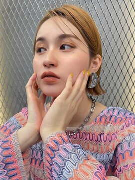 スリー バイ ベルベット 博多(THREE... by velvet) 【簡単スタイリング】トレンド切りっぱなしボブ