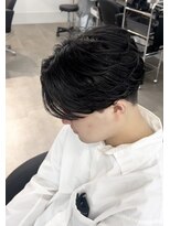 エクシア 西宮北口(EXCIA)&nbsp;ニュアンスパーマ　センターパート