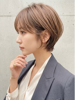 ゴカンムード(Gokan mood)の写真/【岐阜駅から徒歩2分】頭の形に合わせて1mmにこだわった絶妙なカットライン◇洗練されたショートカットに◎