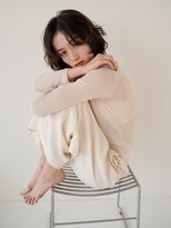 ビーヘアー 近鉄八尾店(Bee.hair)&nbsp;クラゲヘアミディアムヘアオリーブグレージュミニボブミディアム