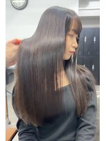 トップシェイプ(TOP SHAPE) 極上ストレートロング艶髪美シルエットダークブラウン