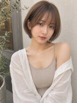 フリー(Free) 20代30代40代50代似合わせショートボブフレンチバング