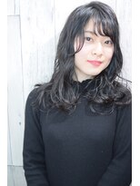 ラウンジ モリオ イケブクロ(Lounge MORIO Ikebukuro)&nbsp;【morio池袋】黒髪斜めバングセミロング