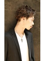 リップスヘアー 銀座(LIPPS hair)&nbsp;セクシャルジェリーショート イメチェン オールバック 刈り上げ