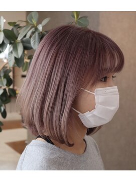 アーティス ヘア デザイン(Artis hair design) パープルガーネットボブ