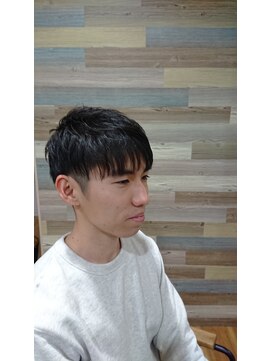 ルーツ(roots) ツーブロック前下がりマッシュ　メンズ