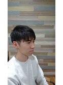 ツーブロック前下がりマッシュ メンズ