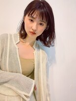 クラフト ヘア デザイン(CRAFT HAIR DESIGN) オン眉シースルーミディアム // イルミナ ブロッサムピンク