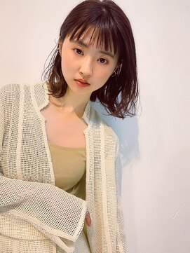 クラフト ヘア デザイン(CRAFT HAIR DESIGN) オン眉シースルーミディアム // イルミナ ブロッサムピンク