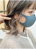 ボブ×インナーグレージュ