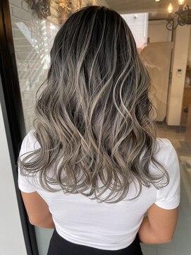 ラフトーキョウセカンド(RAF TOKYO 2nd) 【最高の透明感】NAO流ホワイティグレージュ×バレイヤージュ