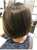 大人可愛いミニボブ♪前髪なし