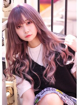 カプセル シンジュク(CAPSULE) ☆CAPSULE☆パープルピンクミルクティー!シールエクステ