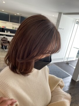 プラスディー(+D) ナチュラルブラウン／ミディアムボブ