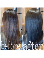 マナヘアー 倉敷(Mana Hair)&nbsp;髪質改善　before  after