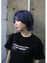 ノード(NODO)&nbsp;【ラピスラズリカラー】ブルーのショートウルフ