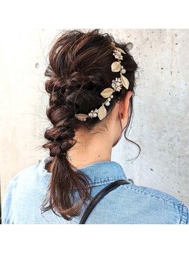 ロペヘア(LOPE hair) 《LOPEhair//やよい》編みおろしアレンジ♪