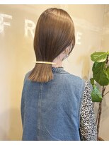 フレーム なんば店(FRAME)&nbsp;ブリーチあり！透明感抜群のナチュラルベージュカラー